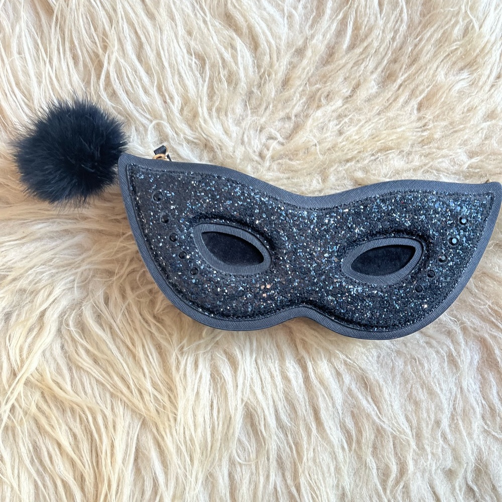 RARE Kate Spade masquerade mask purse